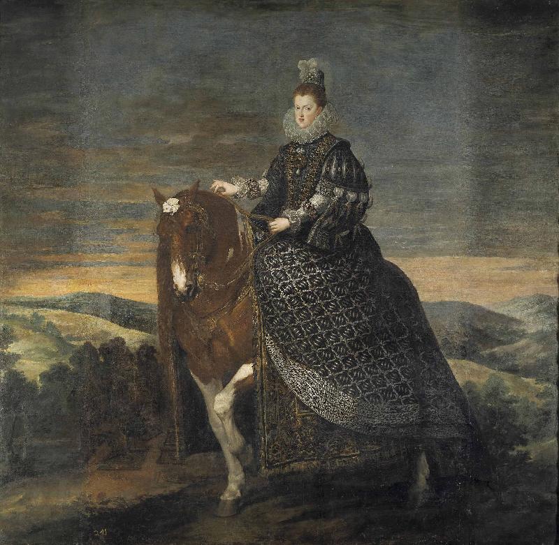 Diego Velazquez Equestrian Portrait of Margarita of Austria